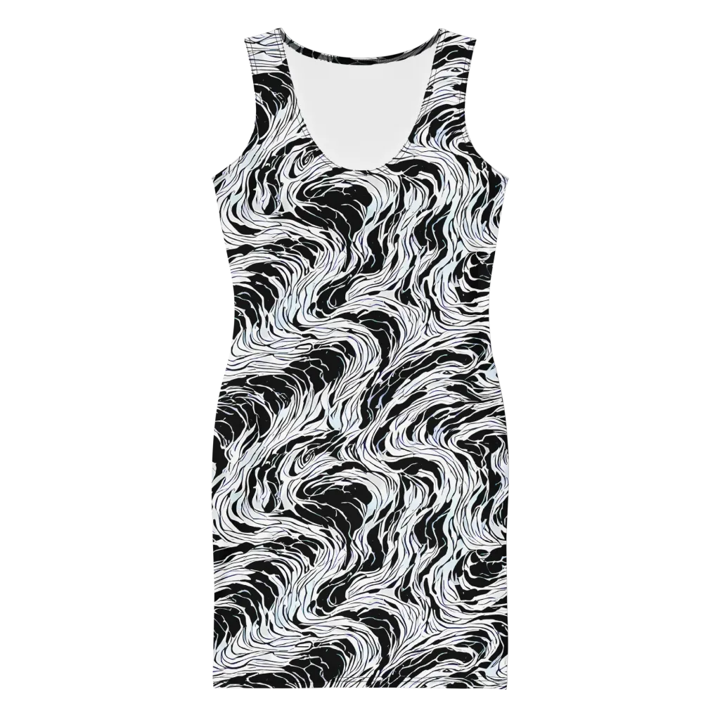Eclipse Flow on Bodycon Dress — Front