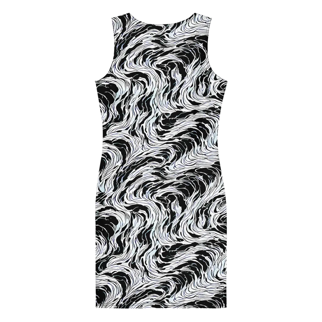 Eclipse Flow on Bodycon Dress — Back