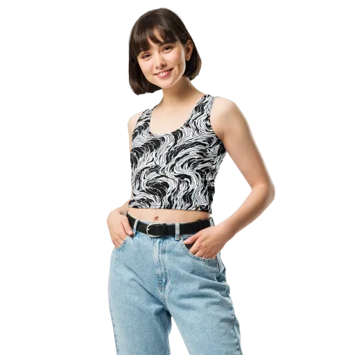Eclipse Flow on a Crop Top