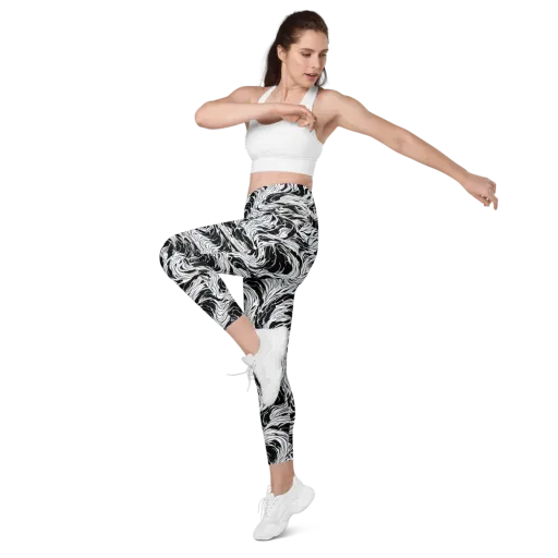 Eclipse Flow on a Leggings with Pockets