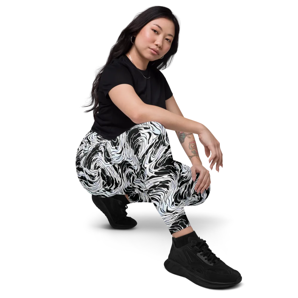 Eclipse Flow on Leggings with Pockets — Right Front