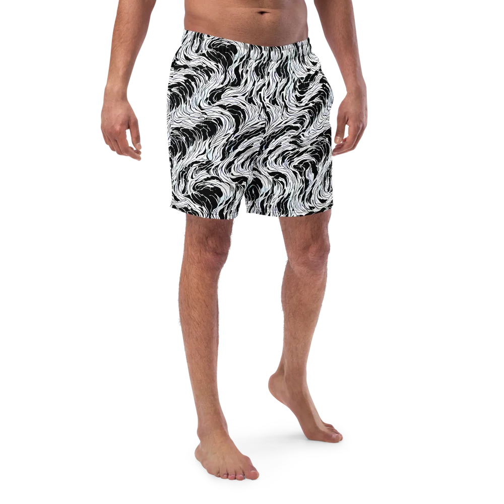 Eclipse Flow on Swim Trunks — Front