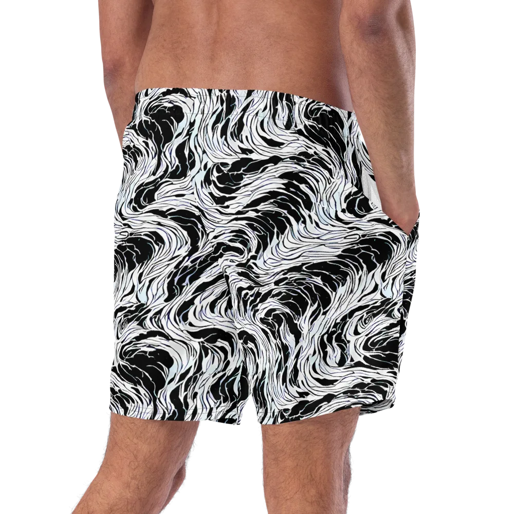 Eclipse Flow on Swim Trunks — Right Back