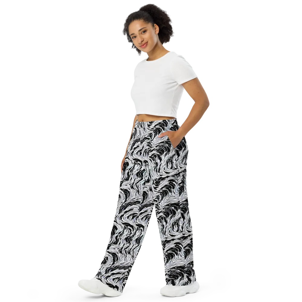 Eclipse Flow on Wide-Leg Pants — Left Front