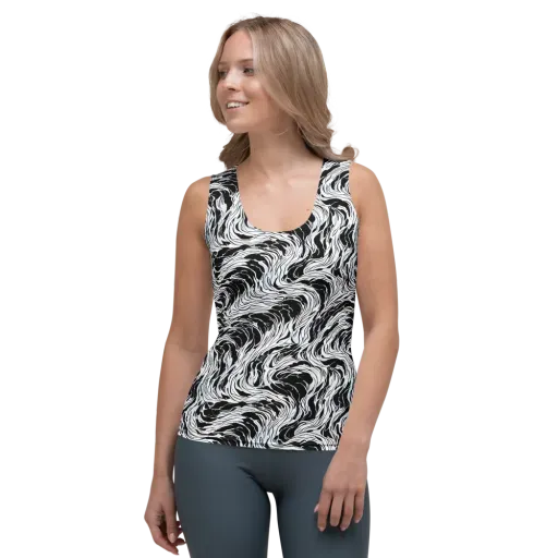 Eclipse Flow on a Women's Tank Top