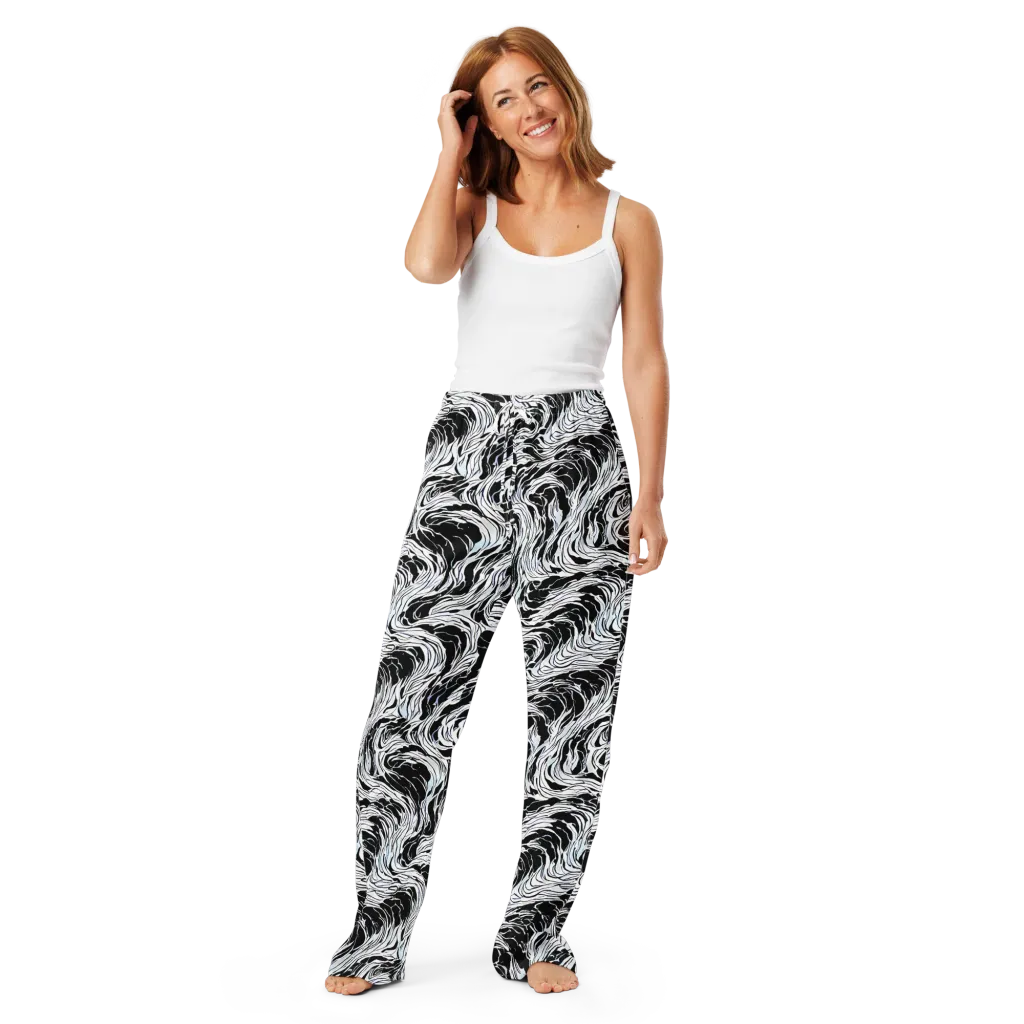 Eclipse Flow on Women's Pajama Pants — Front