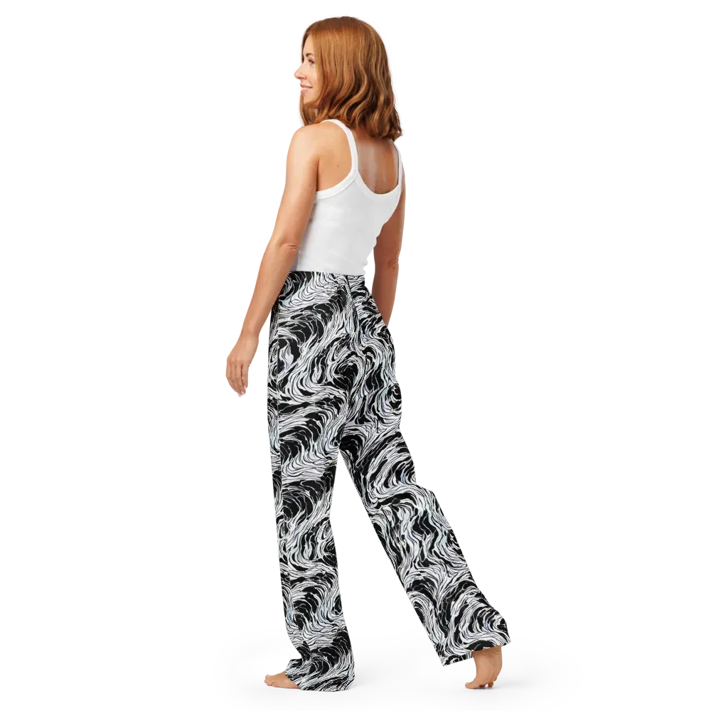 Eclipse Flow on Women's Pajama Pants — Back