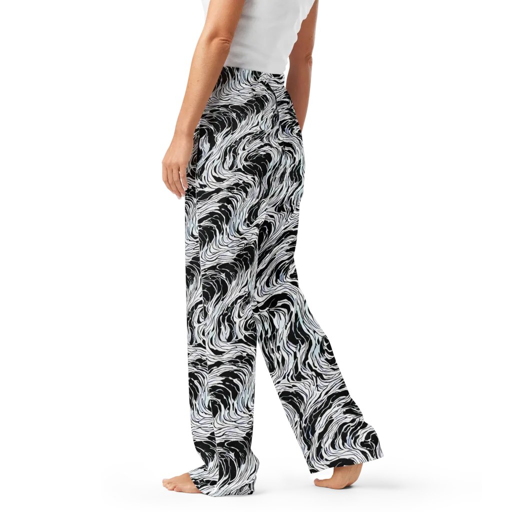 Eclipse Flow on Women's Pajama Pants — Left