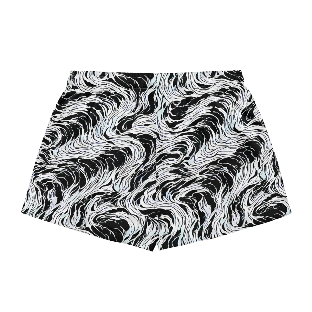 Eclipse Flow on Women's Pajama Shorts — Back