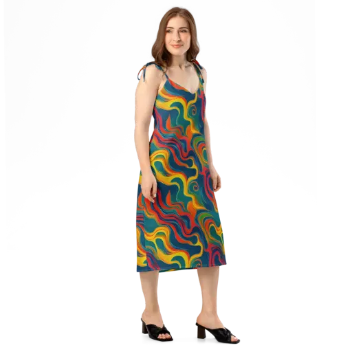 Molten Ribbons on a Slip Dress