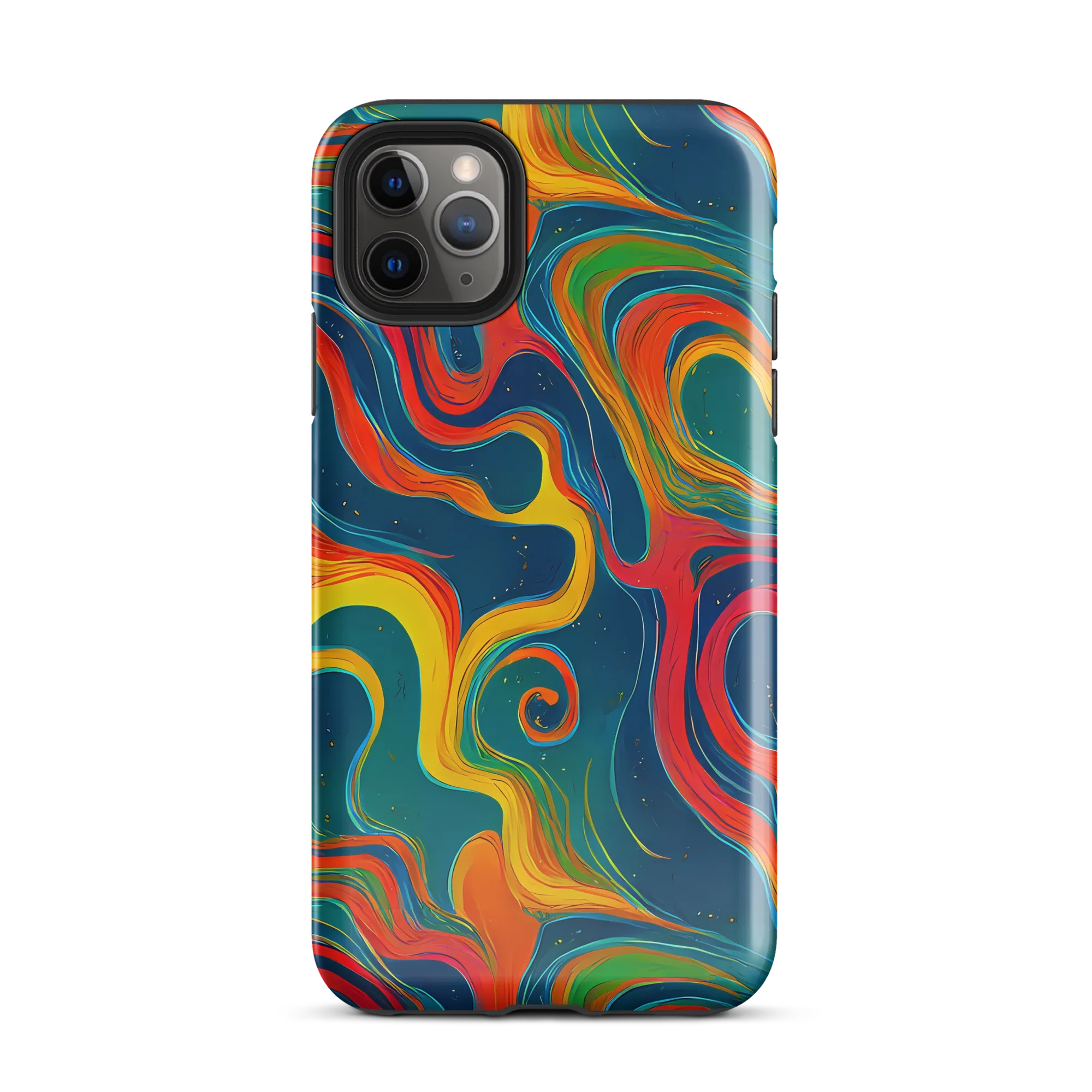 Molten Ribbons on Tough Case for iPhone® — Front