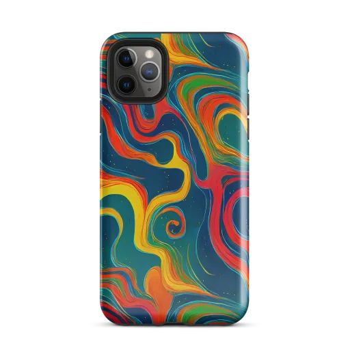 Molten Ribbons on a Tough Case for iPhone®