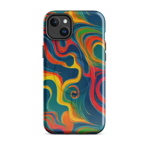 Molten Ribbons on a MagSafe Tough Case for iPhone®
