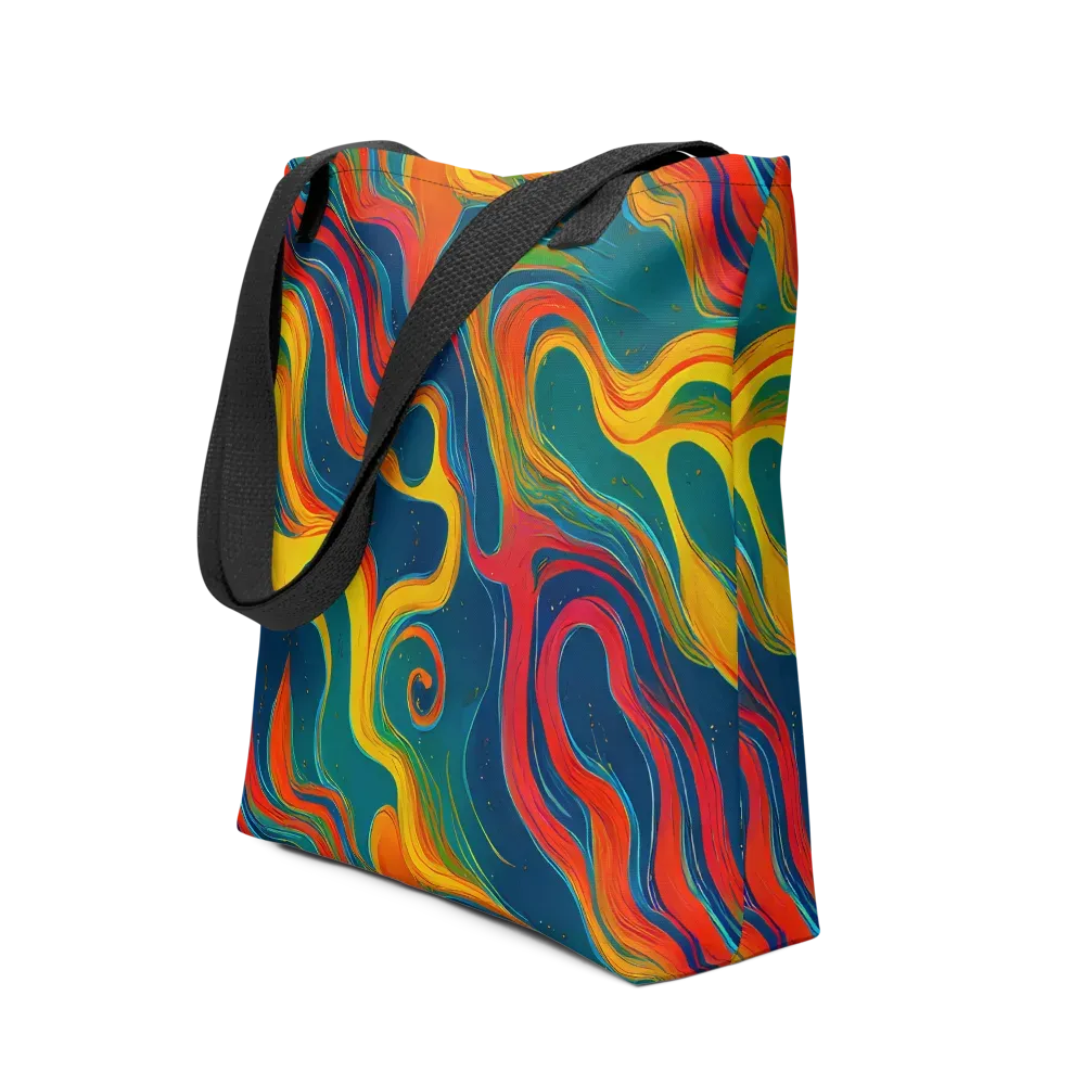 Molten Ribbons on Tote Bag — Front