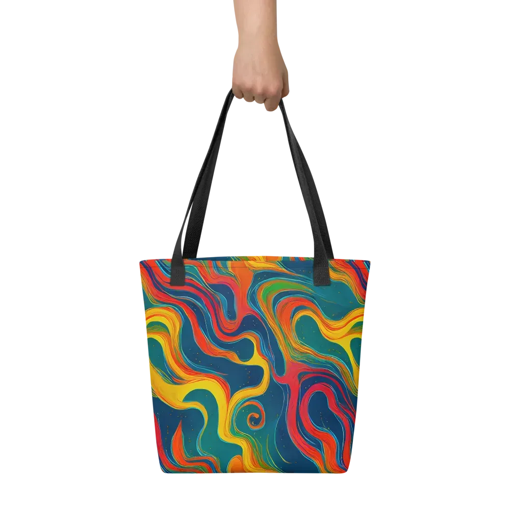 Molten Ribbons on Tote Bag — Front