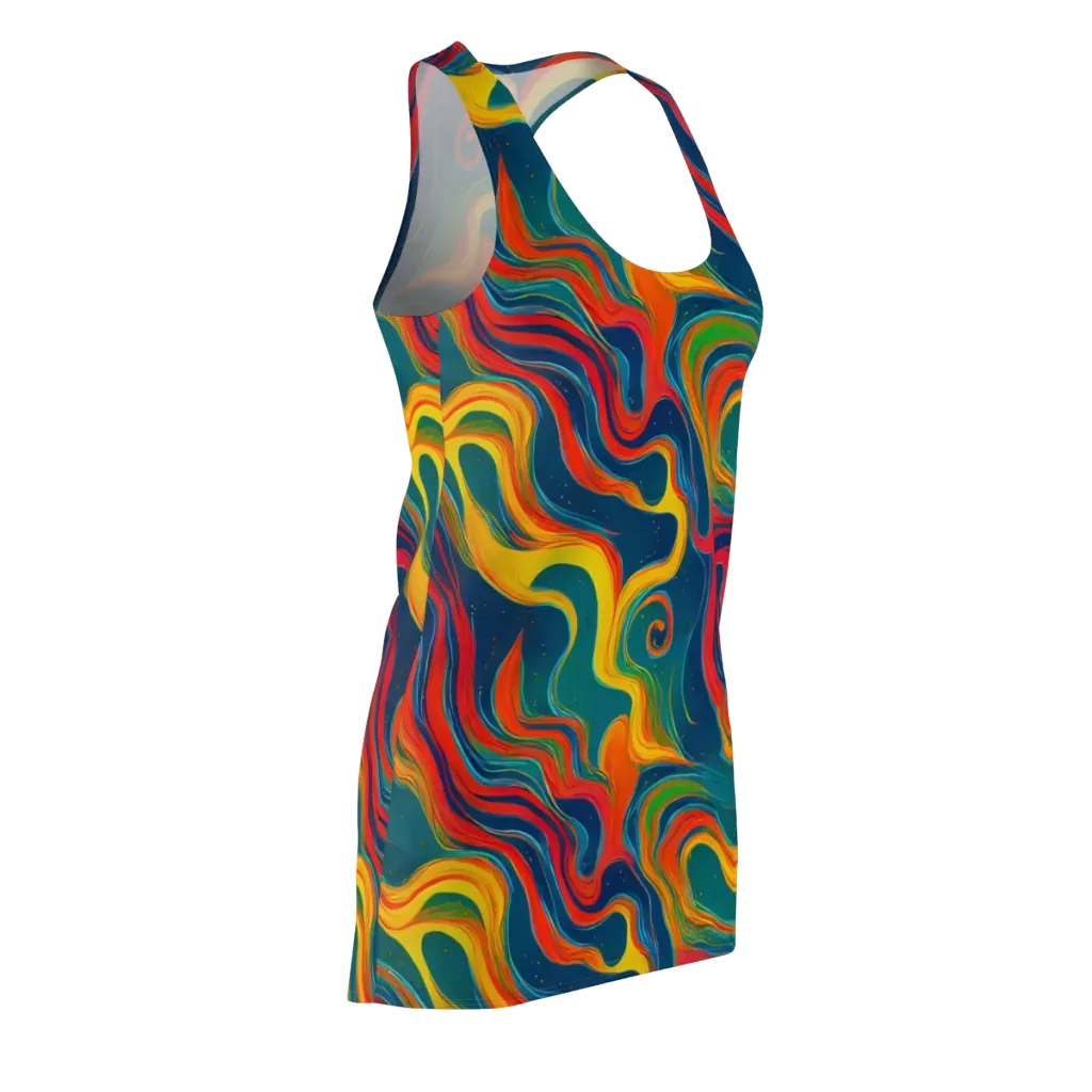 Molten Ribbons on Racerback Dress — Front Side
