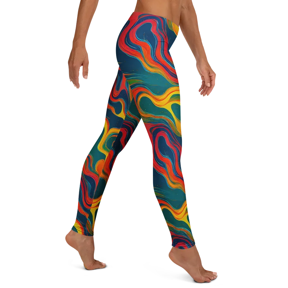 Molten Ribbons on Leggings — Right