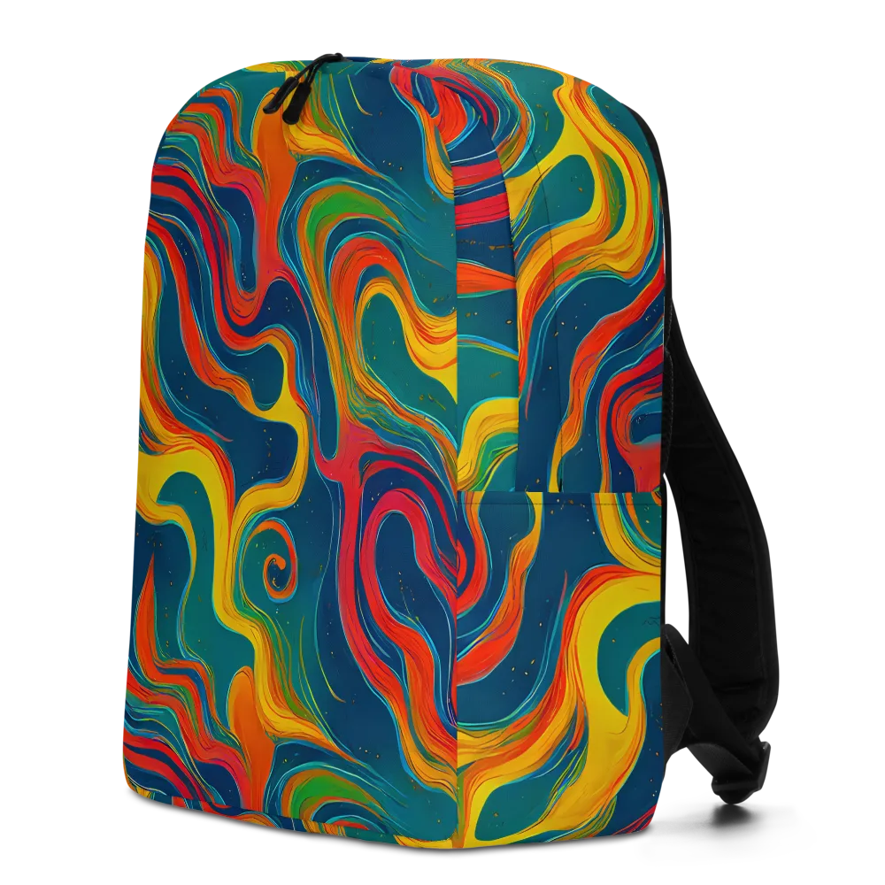 Molten Ribbons on Minimalist Backpack — Left