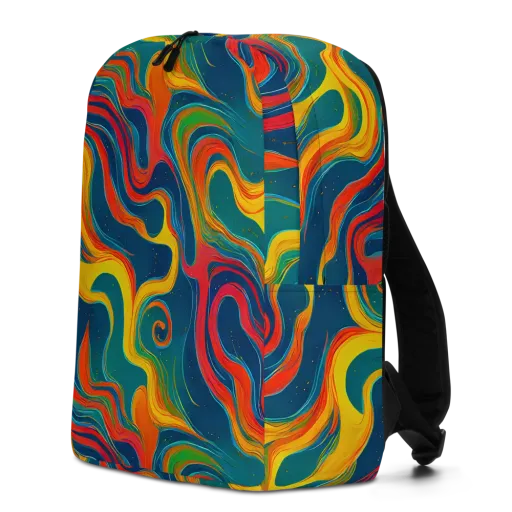 Molten Ribbons on a Minimalist Backpack