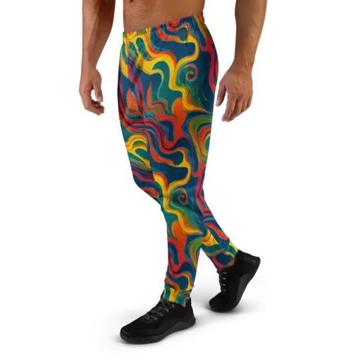 Molten Ribbons on a Men's Joggers