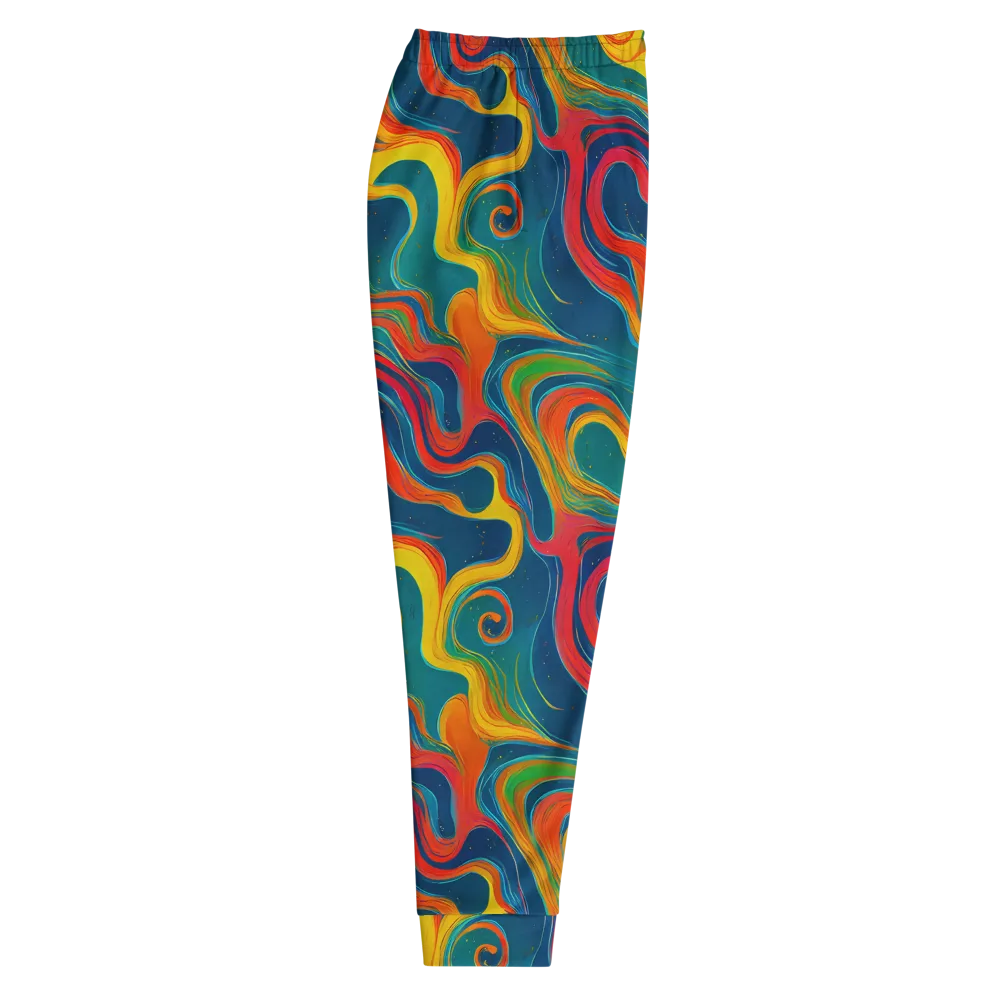 Molten Ribbons on Men's Joggers — Right