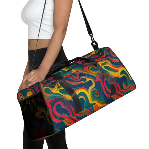 Molten Ribbons on a Duffle Bag