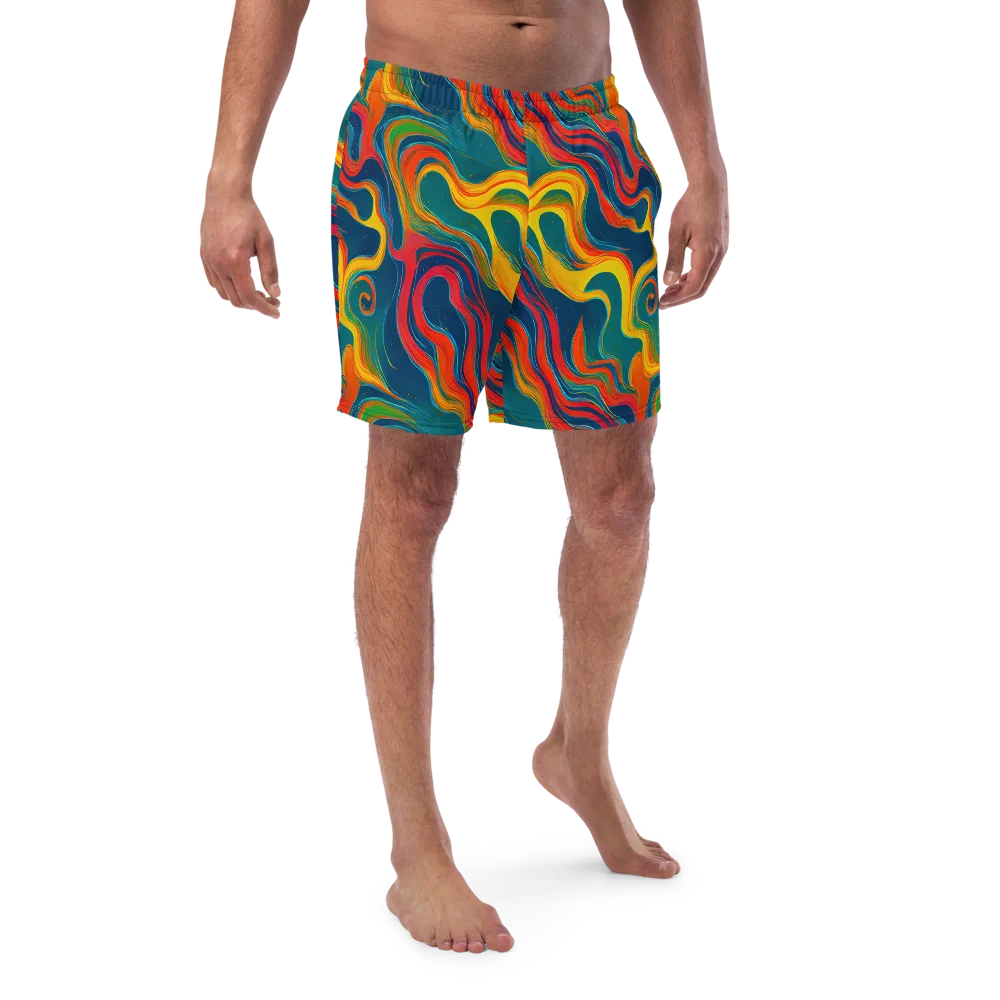 Molten Ribbons on Swim Trunks — Front