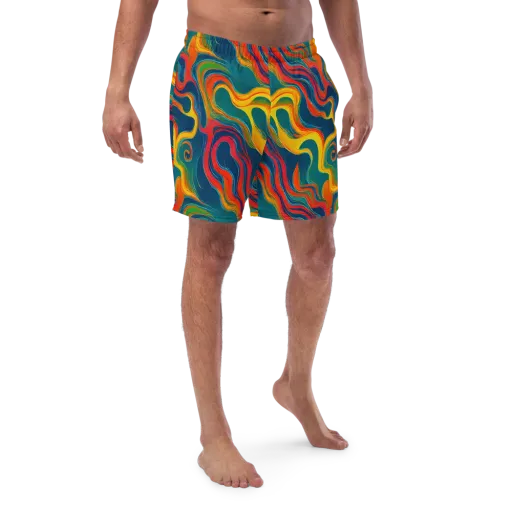 Molten Ribbons on a Swim Trunks