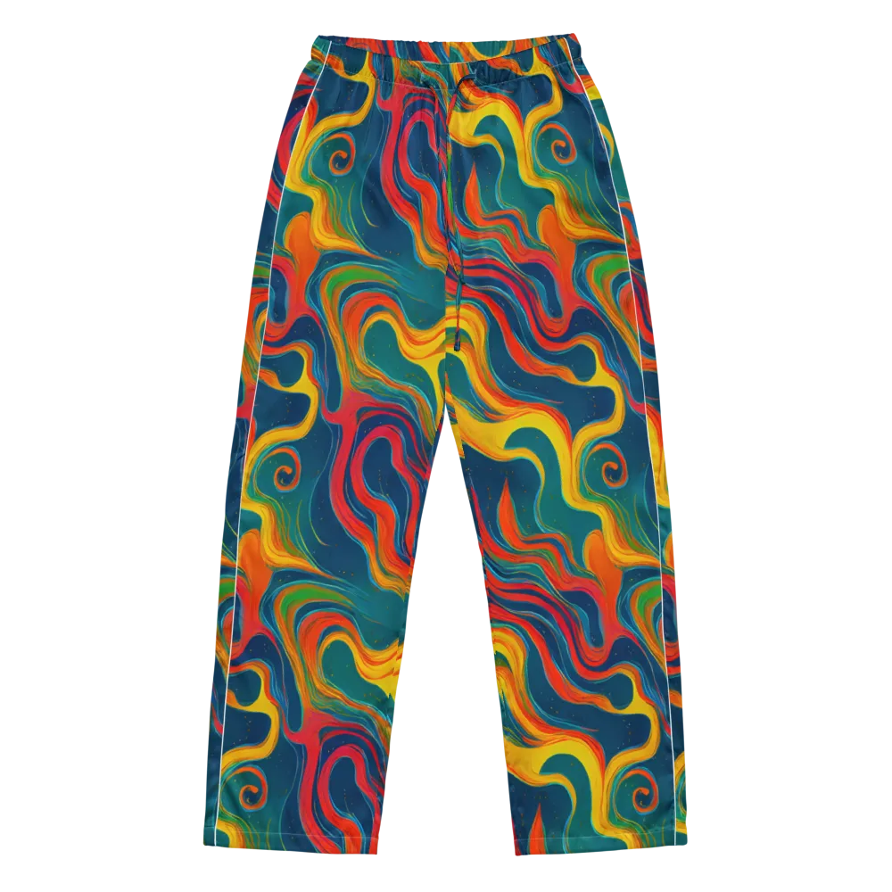 Molten Ribbons on Women's Pajama Pants — Front
