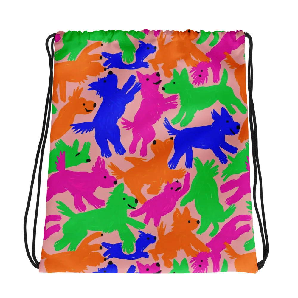 Candy Bark on Drawstring Bag — Photo