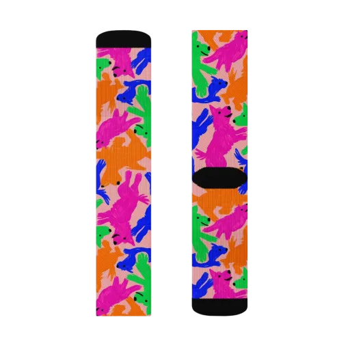 Candy Bark on a Socks