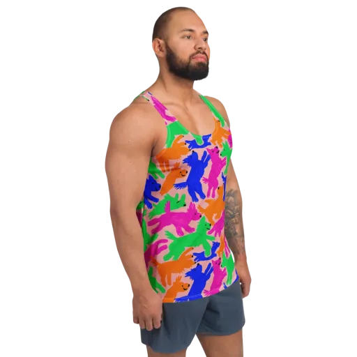 Candy Bark on a Men's Tank Top