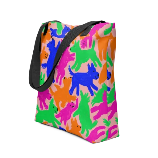 Candy Bark on a Tote Bag
