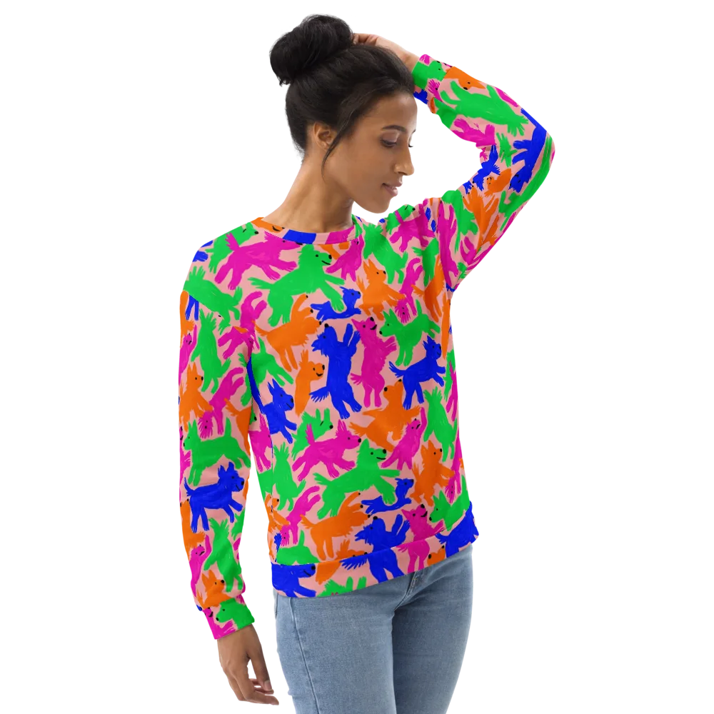 Candy Bark on Sweatshirt — Right Front