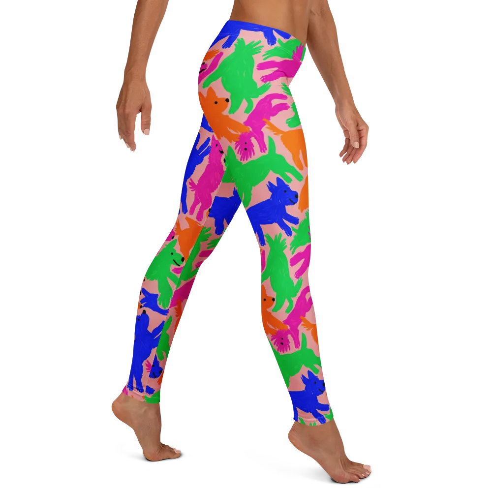 Candy Bark on Leggings — Right