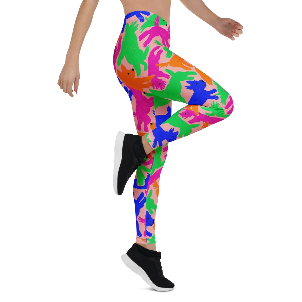 Candy Bark on Leggings — Right