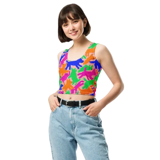 Candy Bark on a Crop Top