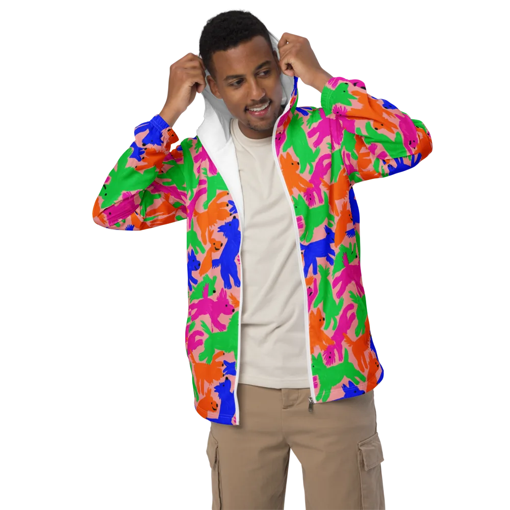 Candy Bark on Men's Windbreaker — Front