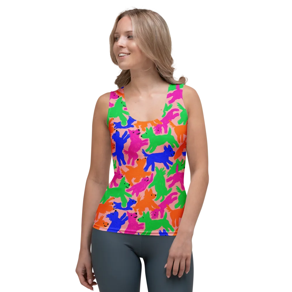 Candy Bark on Women's Tank Top — Front