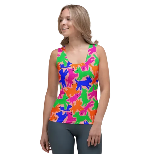 Candy Bark on a Women's Tank Top