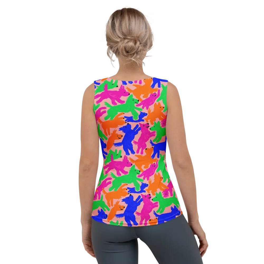 Candy Bark on Women's Tank Top — Back