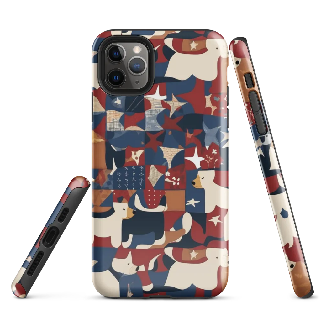Midnight Mutt on Tough Case for iPhone® — Front