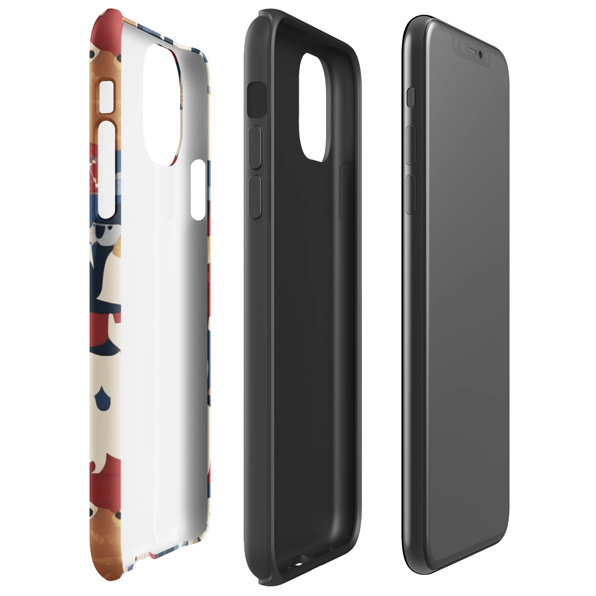Midnight Mutt on Tough Case for iPhone® — Right