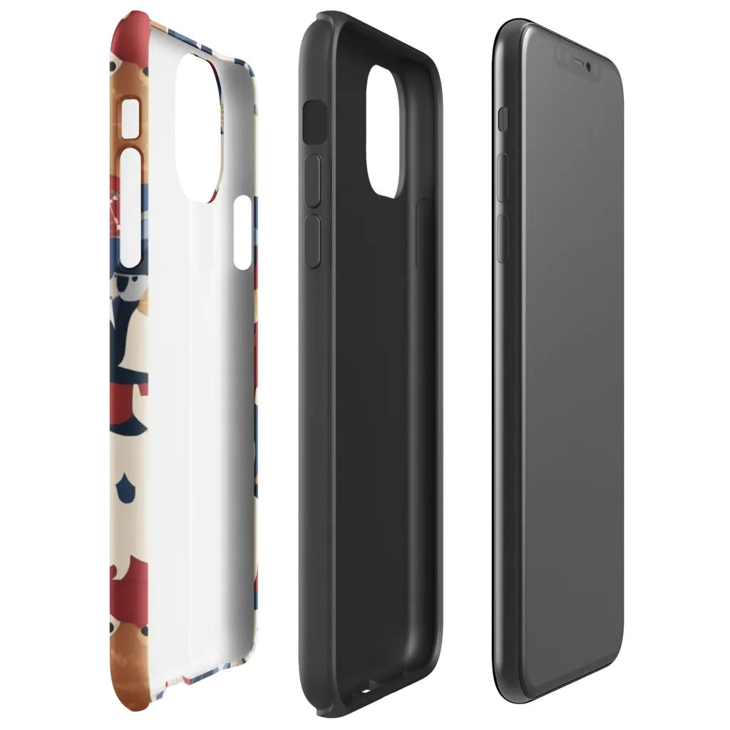 Midnight Mutt on Tough Case for iPhone® — Right