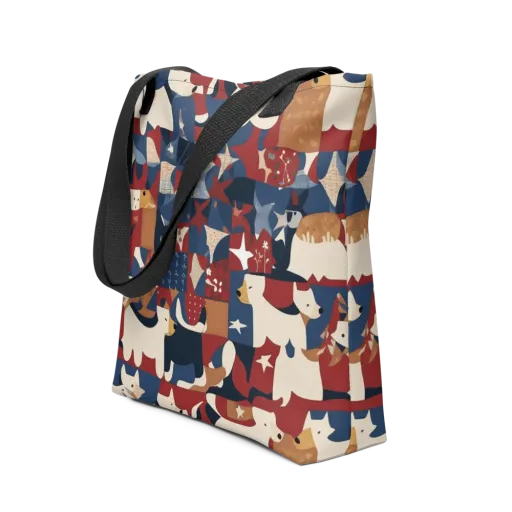 Midnight Mutt on a Tote Bag