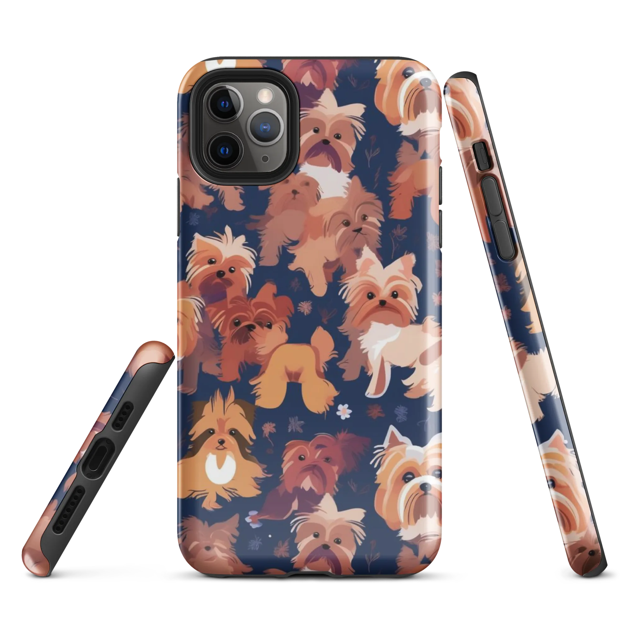 Midnight Mutt Garden on Tough Case for iPhone® — Front