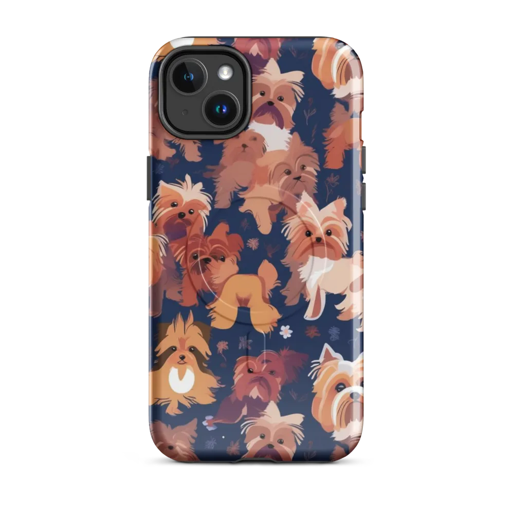 Midnight Mutt Garden on MagSafe Tough Case for iPhone® — Front