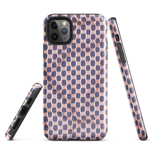 Indigo Blush Mosaic on a Tough Case for iPhone®