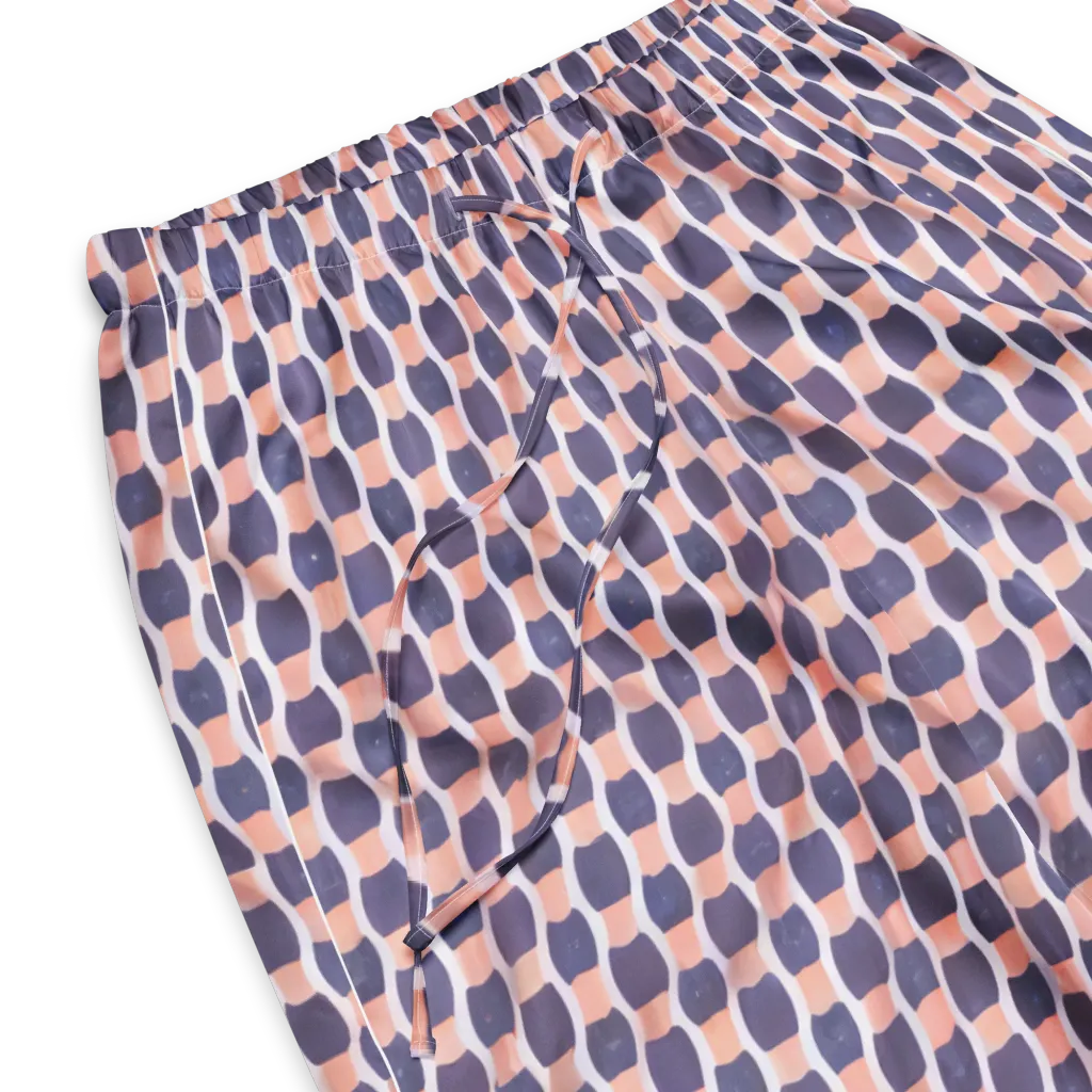 Indigo Blush Mosaic on Women's Pajama Pants — Product details