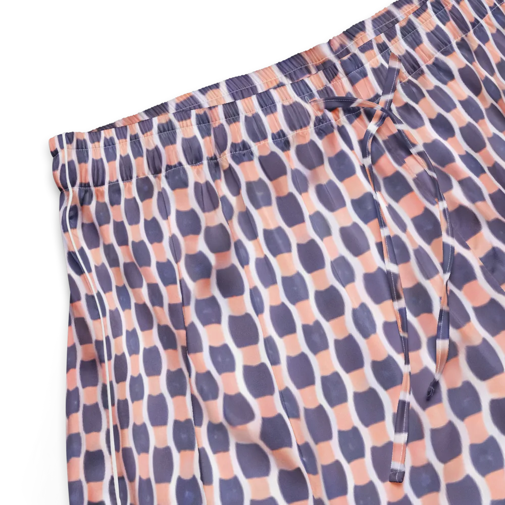 Indigo Blush Mosaic on Women's Pajama Shorts — Product details